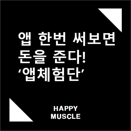  앱 한번 써보면 돈을 준다! '앱체험단'