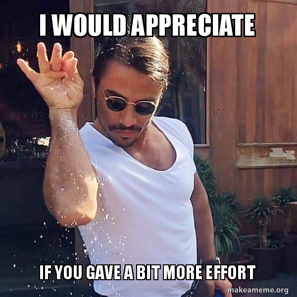  I would appreciate it if + A