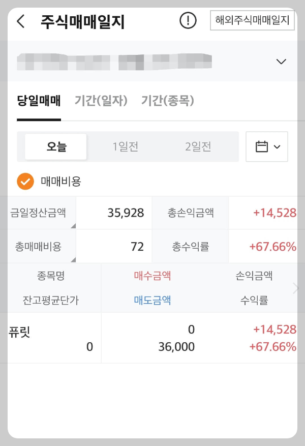 퓨릿공모주매도