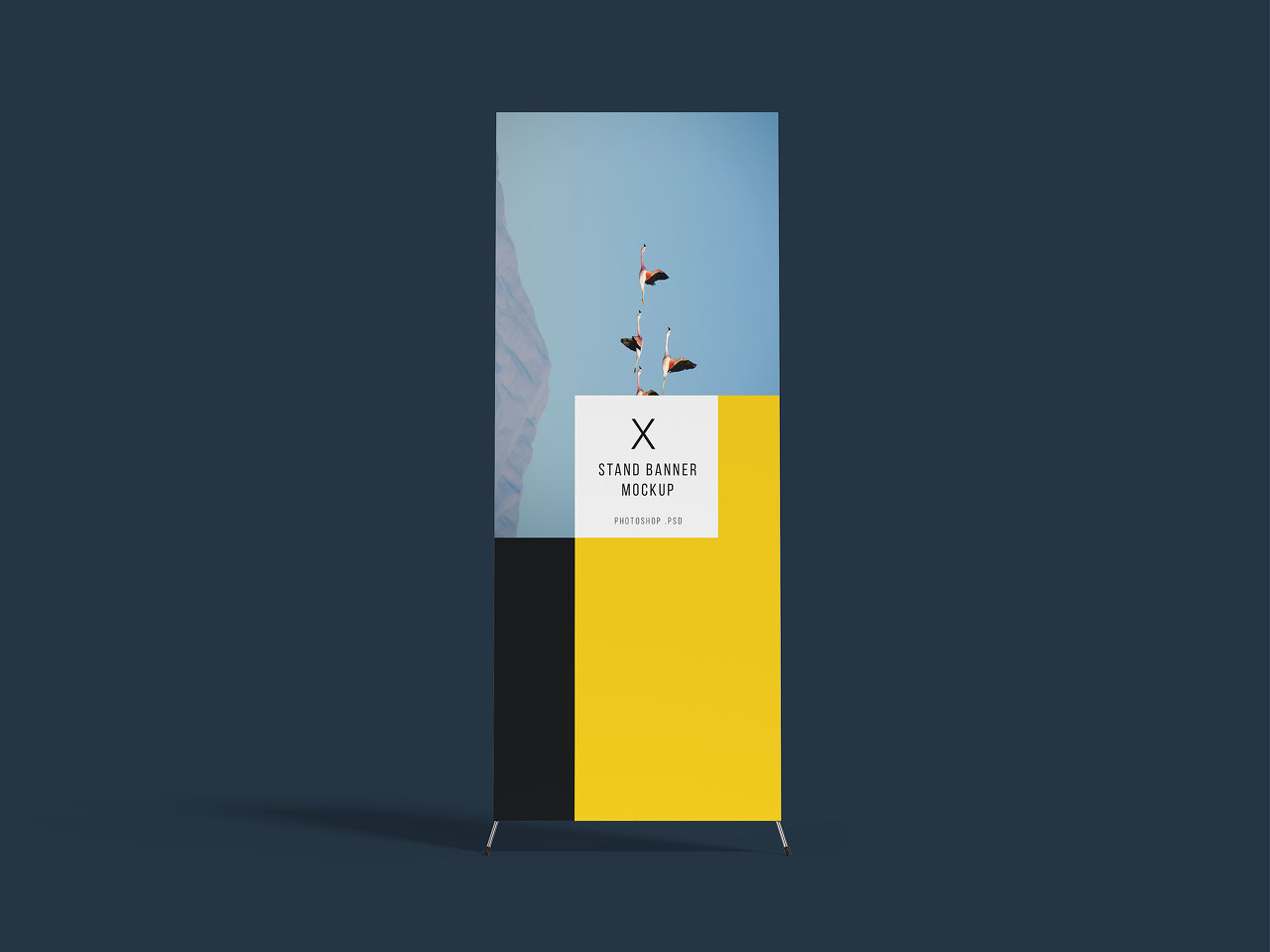 Download X-Stand Banner Mockup(X배너 목업)