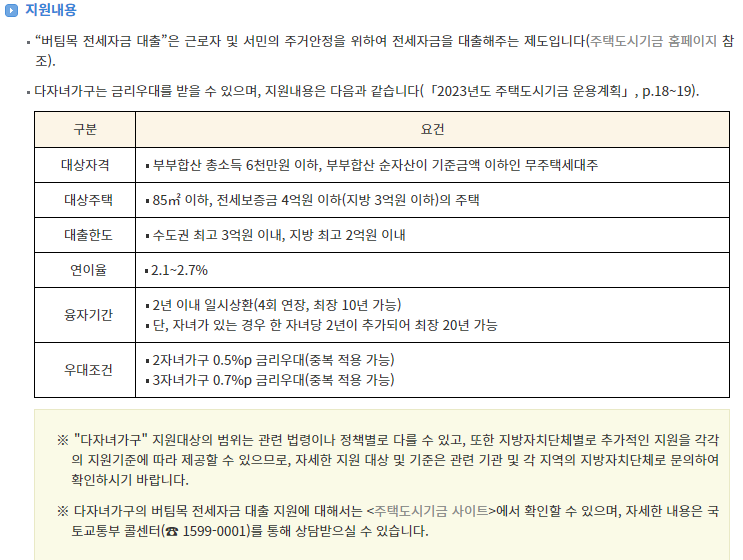 버팀목 전세자금 대출