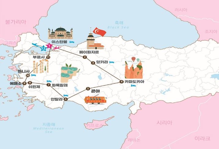 튀르키예 패키지(참좋은여행) - 1일차 대한항공 KE955, 이스탄불 PULLMAN HOTEL