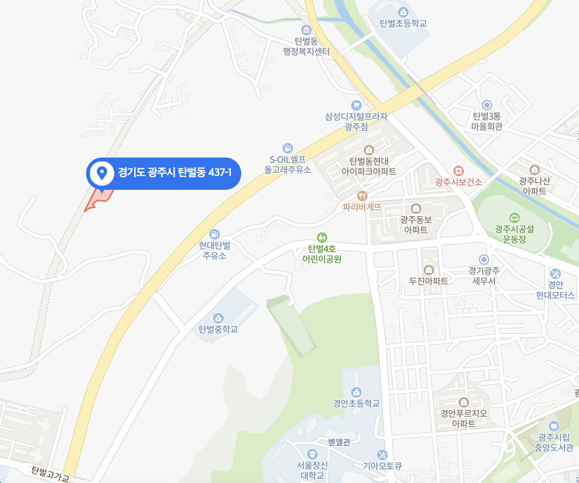 탄벌동 입지분석 아이파크 연결도로