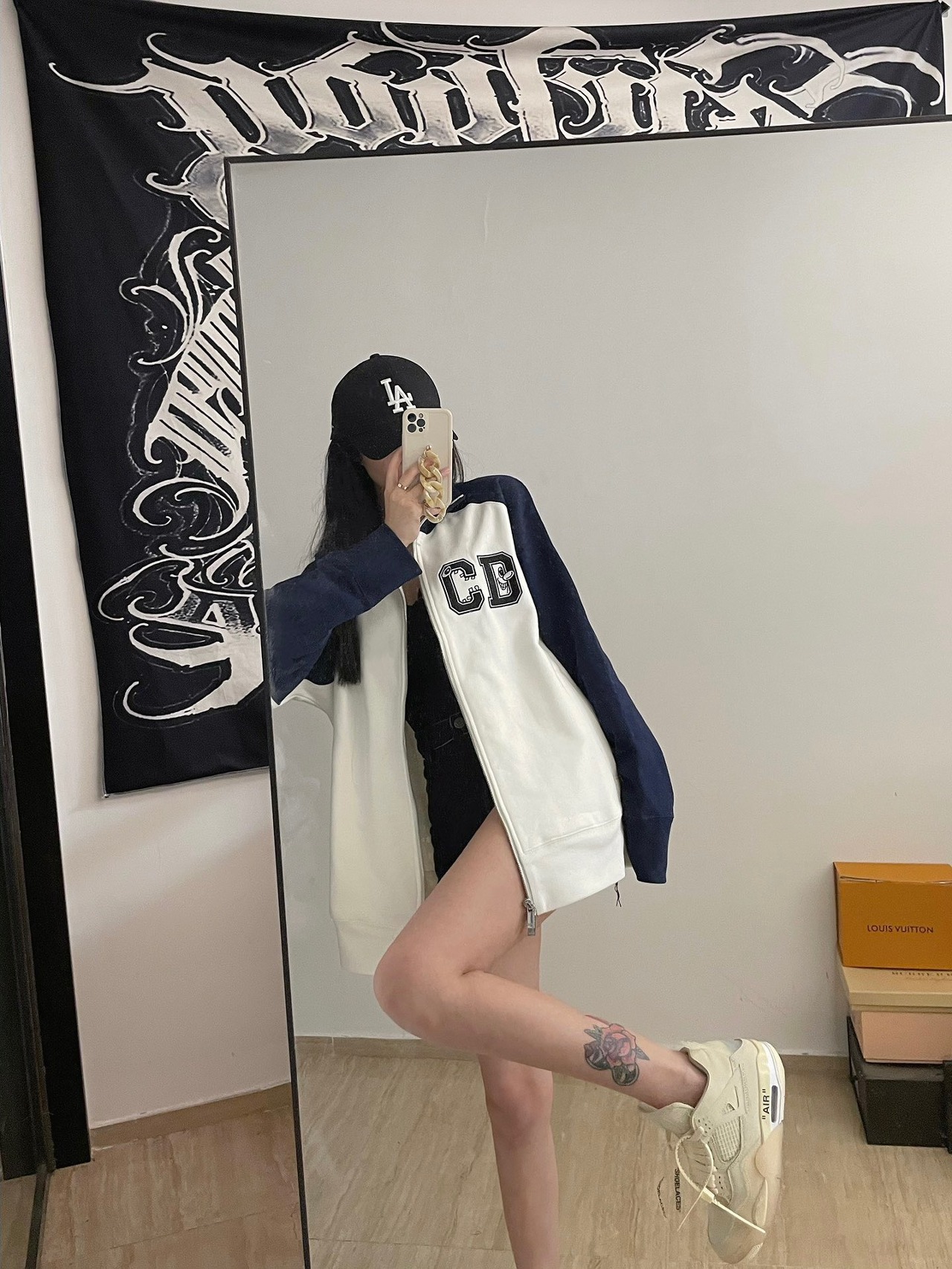  [DIOR] 디올 케니 샤프 블루종 자켓 1WBK23PEAA_Y29B