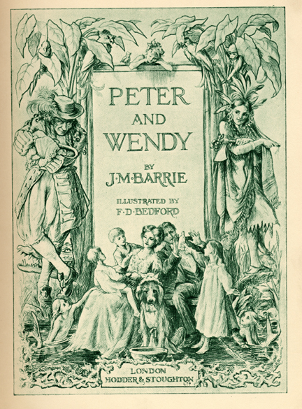 1911년 영국판 '피터와 웬디(Peter and Wendy)'
[출처: wikipedia]