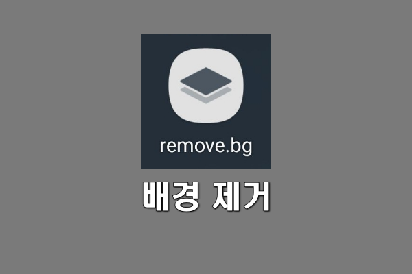 remove.bg 앱 사용 방법