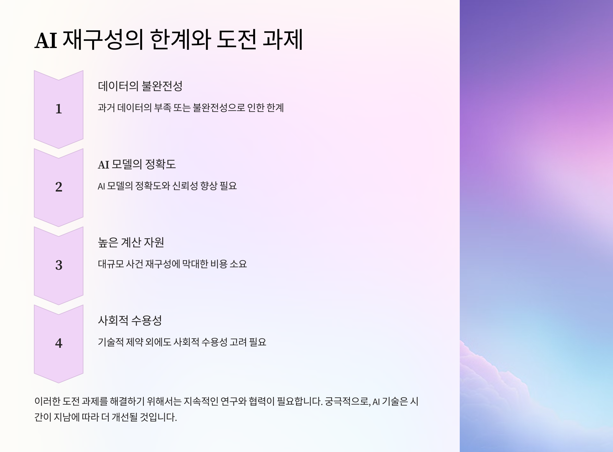 인공지능으로 과거 사건의 재구성 시도