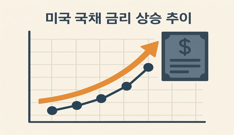 📈 미국 국채 금리 상승, 시장은 불안 속으로
미국의 30년 만기 국채 금리가 5%를 돌파하며 전 세계 금융 시장에 충격을 주고 있습니다.
이러한 현상의 배경에는 다음과 같은 요인들이 있습니다:

무디스의 미국 신용등급 전망 하향 조정
대규모 감세 추진으로 인한 재정 건전성 우려
국채 입찰 부진
📉 금리가 오르면 채권 가격은 하락하고, 주식시장에는 부정적인 영향이 확산됩니다. 특히 성장주 중심의 나스닥 지수는

민감하게 반응하며 하루 동안 큰 폭의 하락세를 보였습니다.