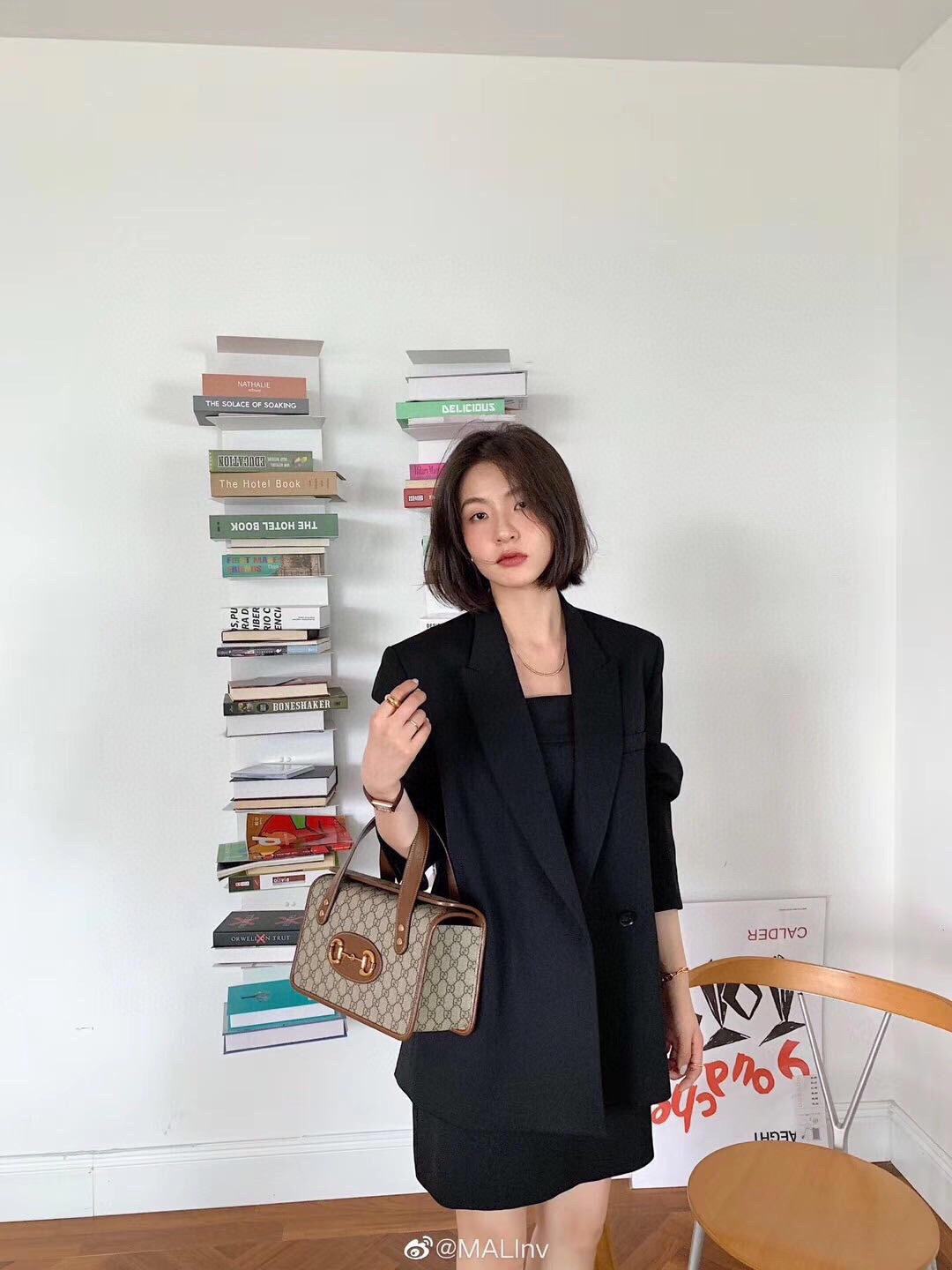  [GUCCI] 구찌 홀스빗 1955 탑핸들 스몰 토트백 62732392TCG8563