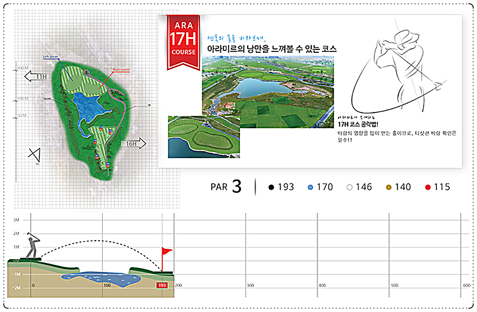 아라미르CC 아라 인 코스 17번 홀