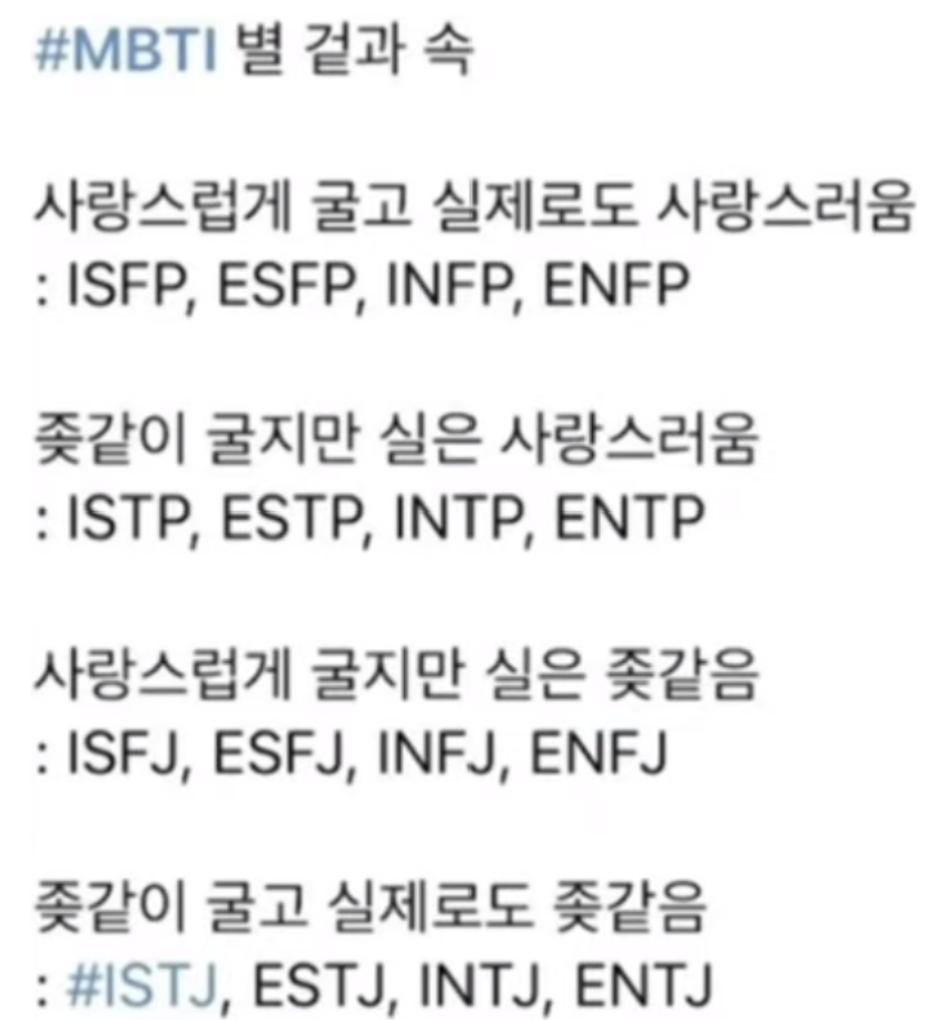 ISTJ 속성 박폭스타를 만나다 5