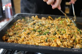 햇미나리 삼겹살