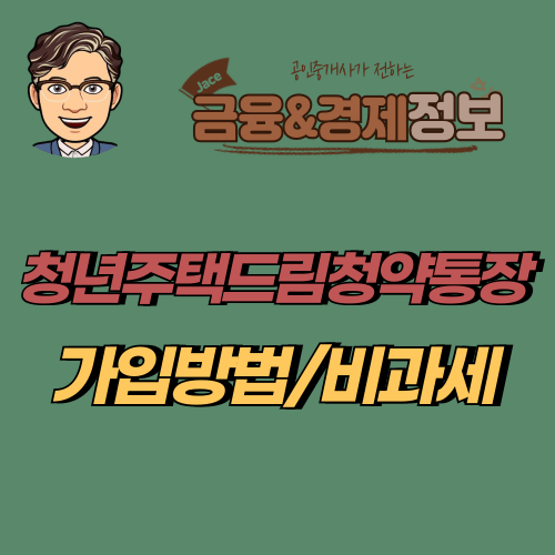 썸네일 청년주택드림청약통장 가입방법