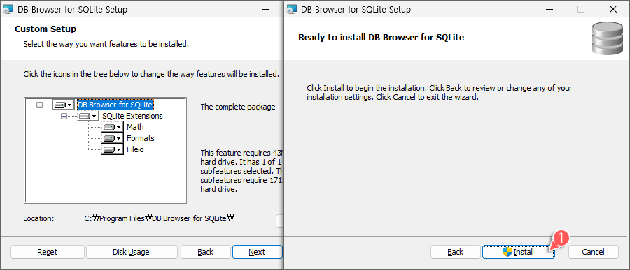 DB Browser SQLite 설치