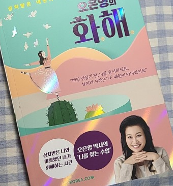  오은영의 화해 책 소개 매일 나를 용서하세요.