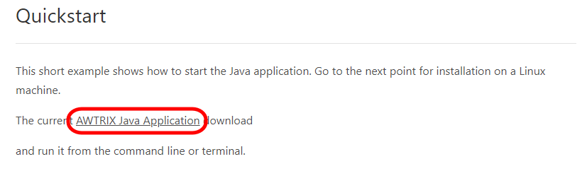 Awtrix java application 다운로드
