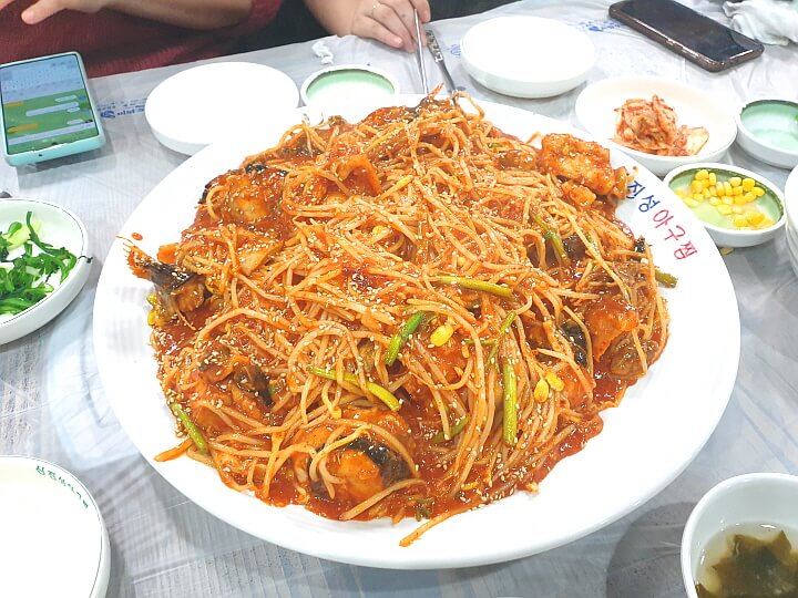 신진성아구찜크기