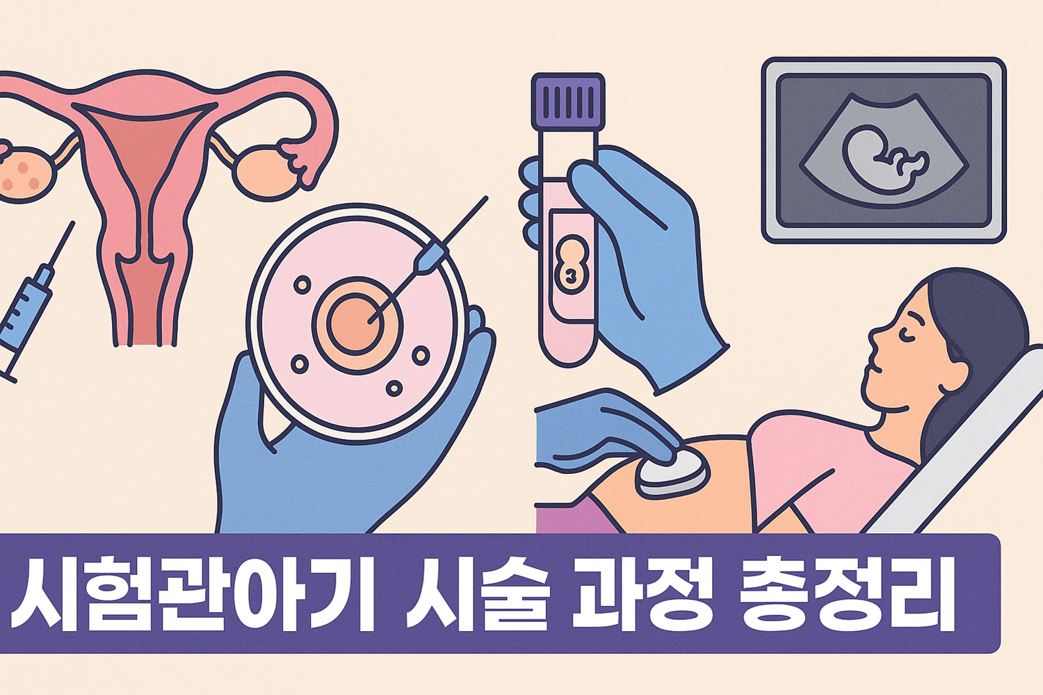 시험관아기 시술 과정 총정리