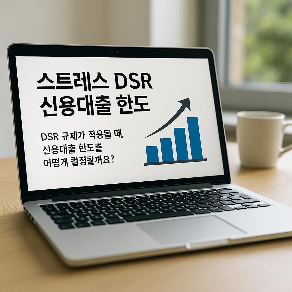 스트레스 dsr 신용대출 한도