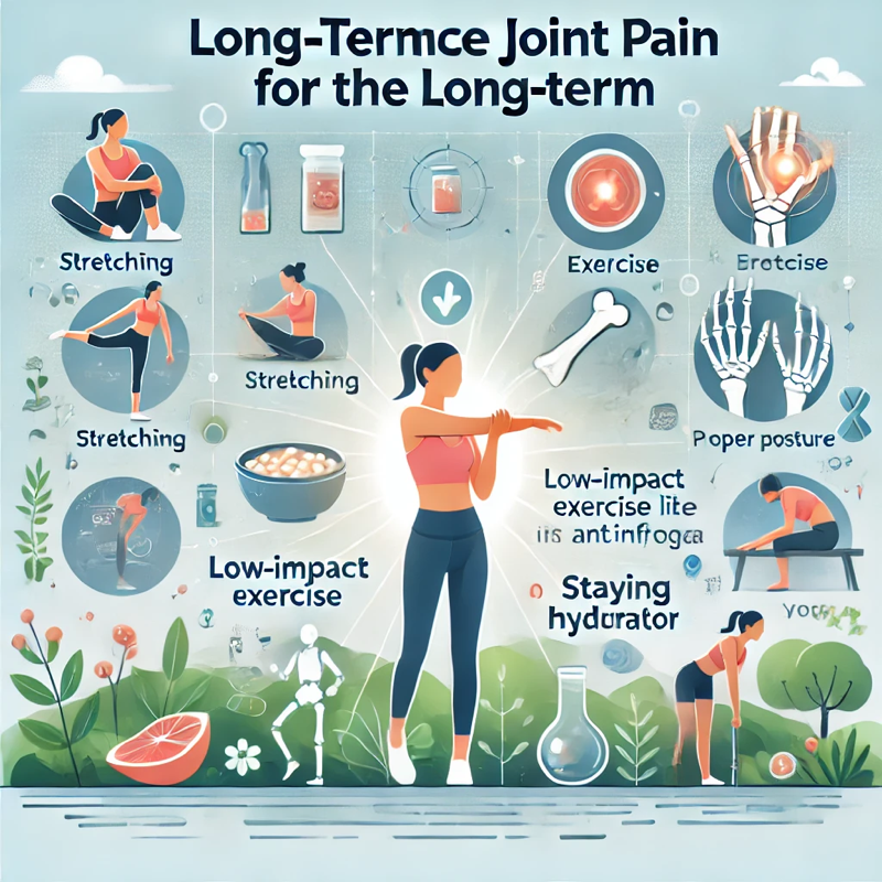 장기적으로 관절 통증을 줄이는 방법