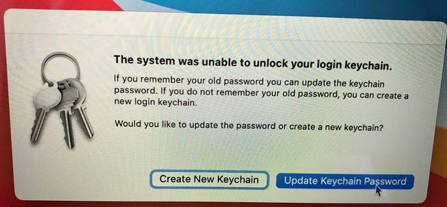 Create New Keychain
