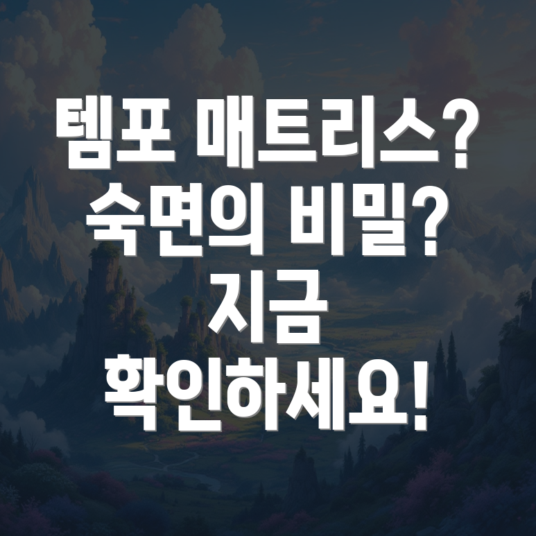 템포 매트리스