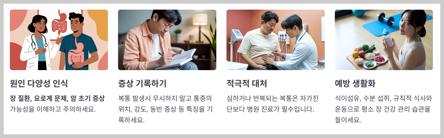 남자도 주의해야 할 왼쪽 아랫배 통증, 장 건강이 위험 신호?