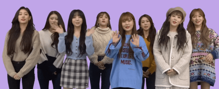  [러블리즈 움짤] 단지 박수를 칠 뿐입니다 (Feat. 아이콘티비 스티커) (Lovelyz Gif : ICONtv Sticker)