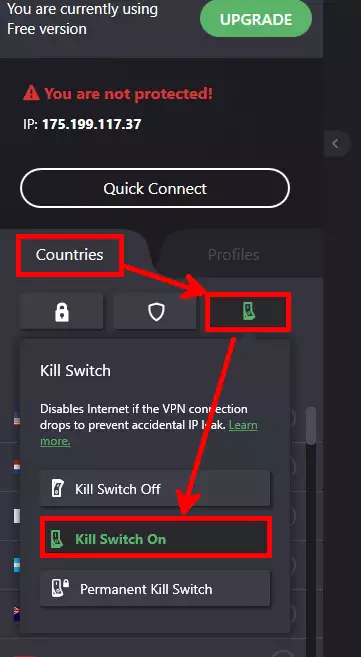 protonVPN-킬스위치-켜는-방법