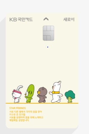  [대학생과 사회초년생을 위한, KB국민 새로이 체크카드 (2030카드)