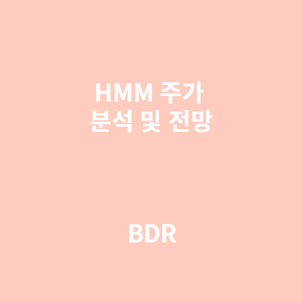  HMM 주가 분석, 전망 (파업,노조 이슈)