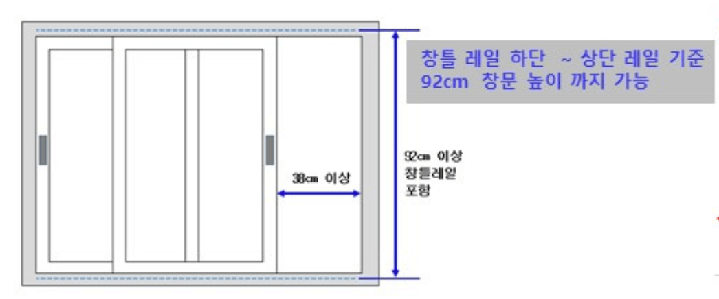 창문형 에어컨 설치 가능 창문