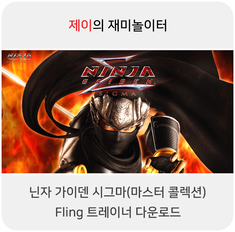  닌자 가이덴 시그마(마스터 콜렉션) 트레이너 +14 Fling [v1.0+] 다운로드