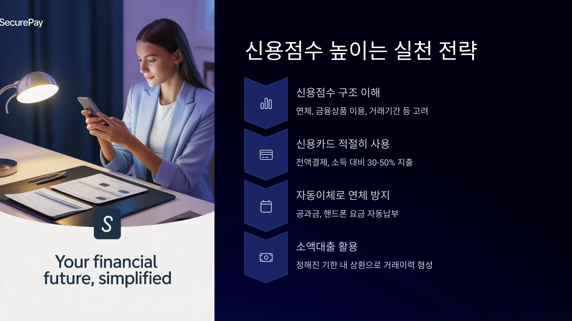 신용점수 높이는 실천 전략