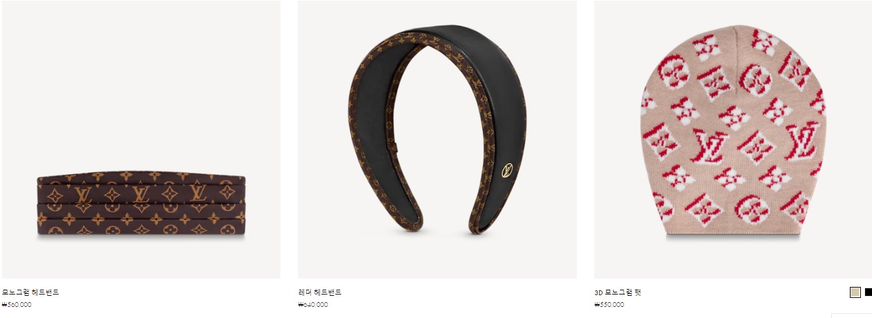  Louis Vuitton 모자 장갑 여성용 입니다.