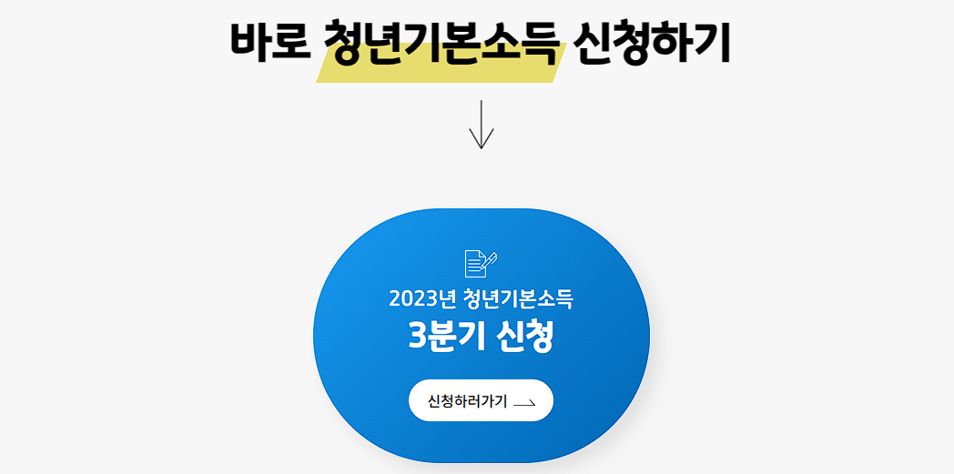 경기도 청년기본소득 신청 바로가기