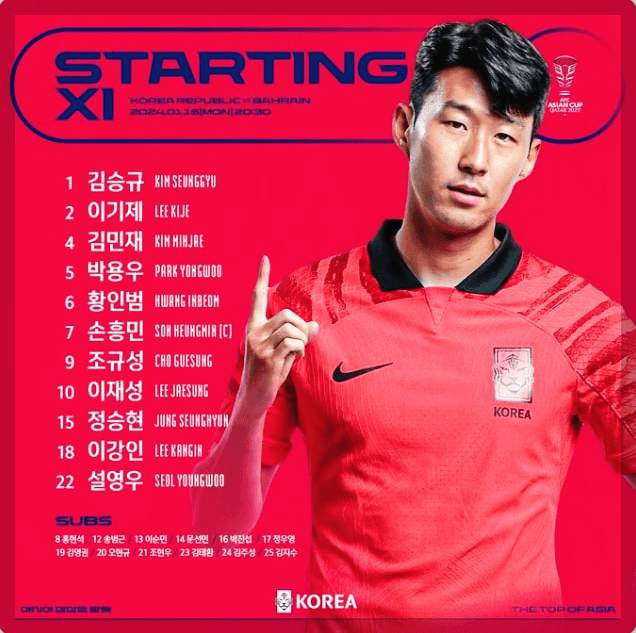 한국 vs 바레인 경기 골 장면 축구 하이라이트 다시보기