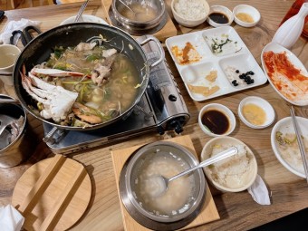 능이동태전골 동태내장전골