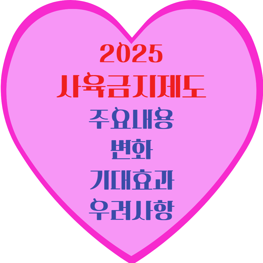 2025 사육금지제도 주요내용 변화 기대효과 우려사항