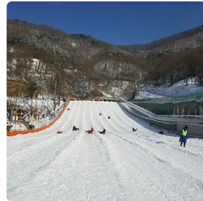 양주눈꽃축제 눈썰매장 기본일정과 슬로프 소개