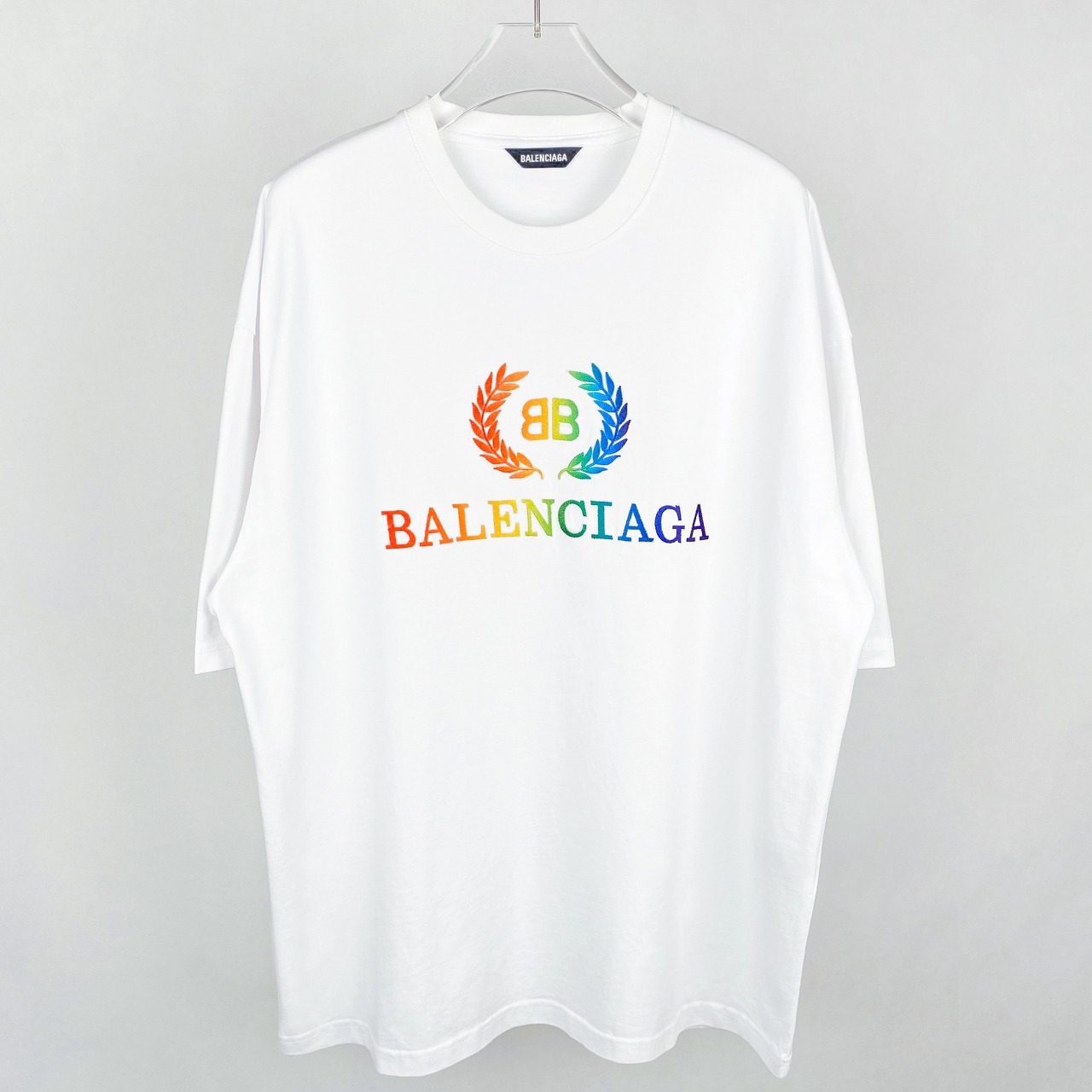  [BALENCIAGA] 발렌시아가 BB 월계수 반팔 티셔츠 570805 TEV53 9044