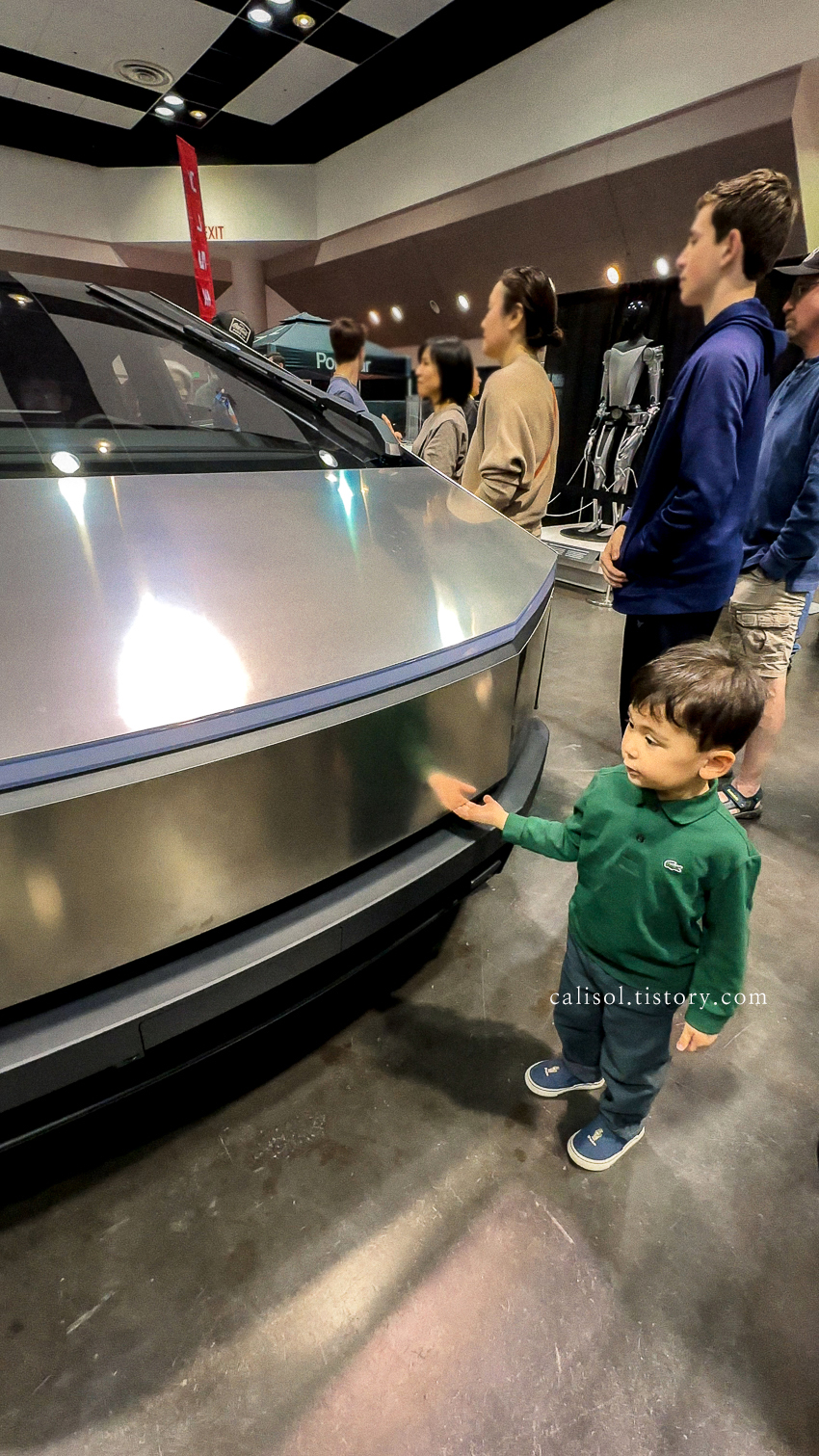 실리콘 밸리 오토 쇼 Silicon Valley Auto Show 테슬라 사이버트럭 트렁크 