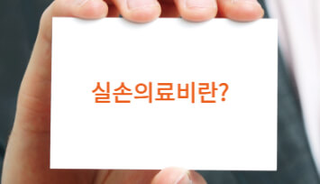 실손의료비란