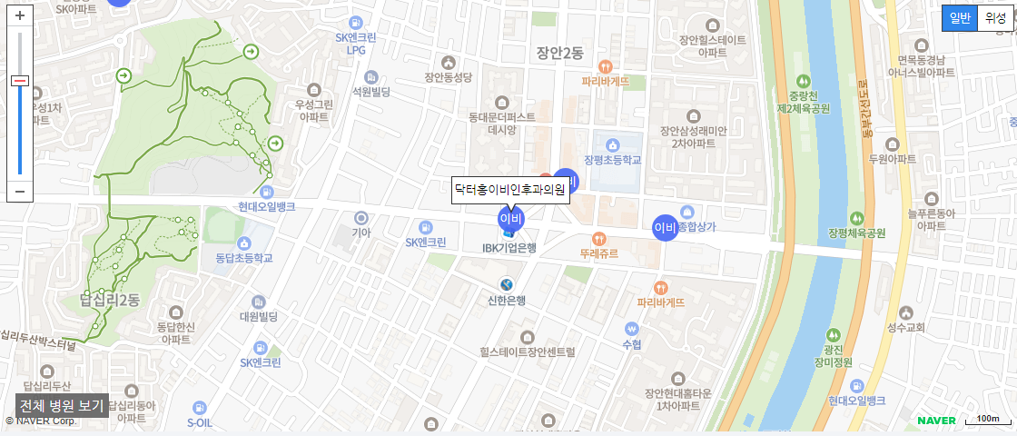 서울 동대문구 이비인후과 일요일 진료 닥터홍이비인후과의원