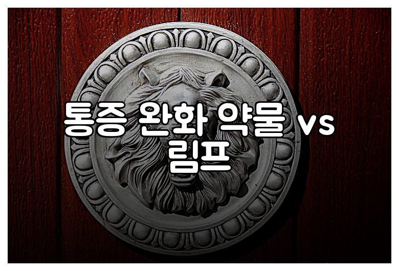통증 완화 약물 vs 림프