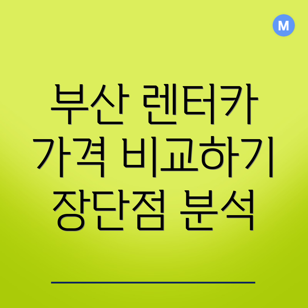 부산 장기렌터카