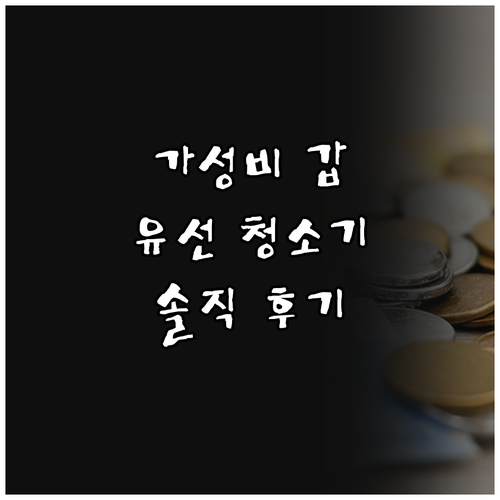 가성비 유선 청소기 선택? 홈플래닛 