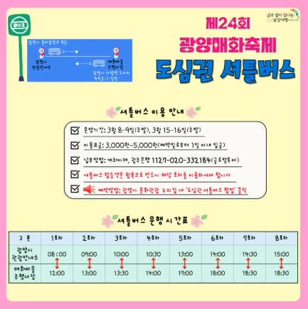 광양 매화축제 개화 상황(+실시간 CCTV) 2025