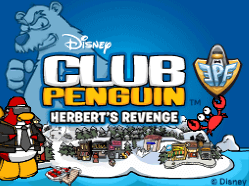  (NDS / USA) Club Penguin EPF Herbert's Revenge - 닌텐도 DS 북미판 게임 롬파일 다운로드
