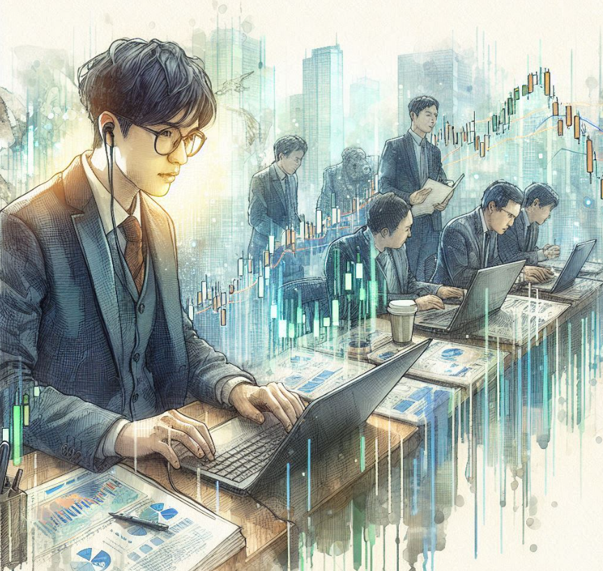 주식 분석을 하는 사람